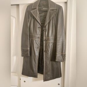 VTG Guess Butta Leather Coat